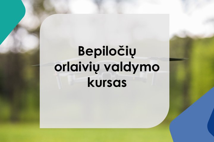 Bepiločių orlaivių valdymo kursas